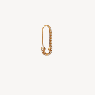 Boucle d'oreille Safety Pin Or Rose