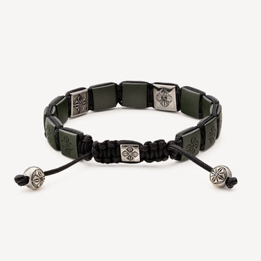 Khakifarbenes Schlossarmband