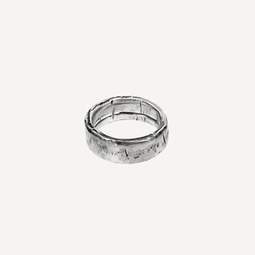 Simple Hammered Ring