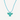 Single Eagle Turquoise Power Necklace