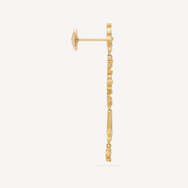 Stella Yellow Gold Diamond Earring