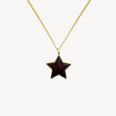 Tiger Eye Star Charm