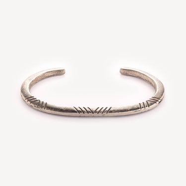 Flat Native American bangle bracelet