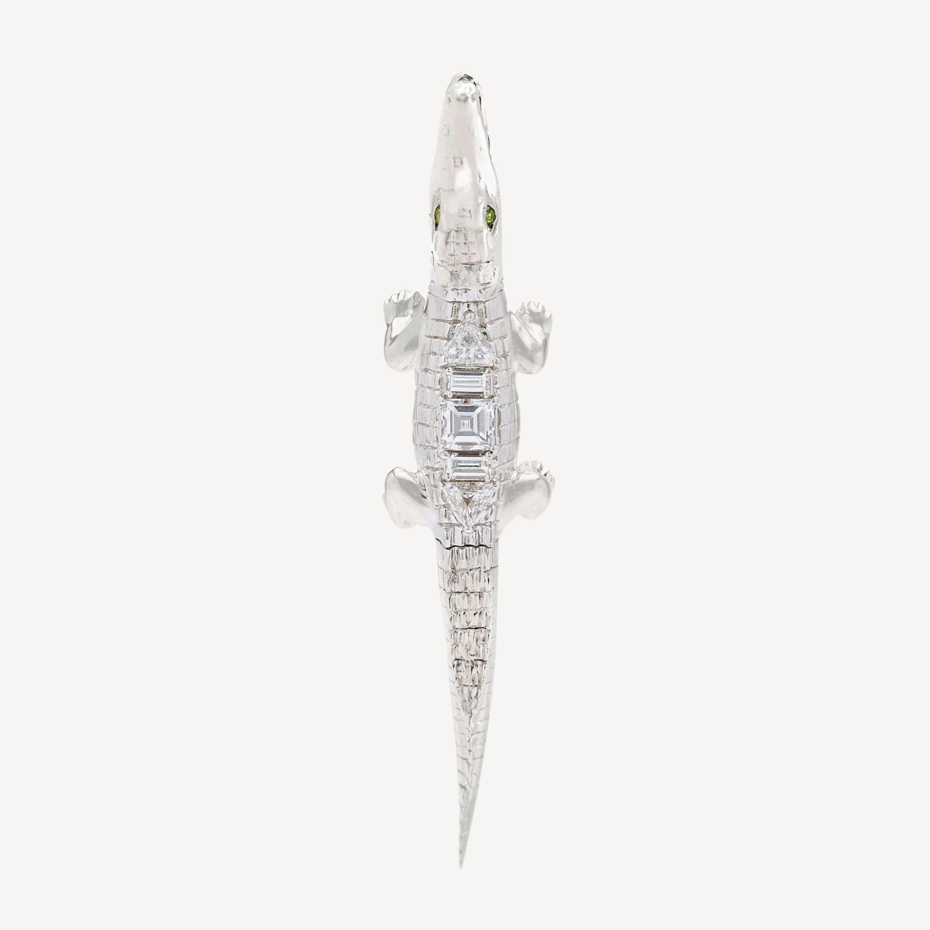 Art Deco Alligator Earring