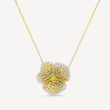 Collier Fleur Jaune