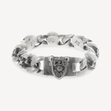 Skulls Halflinks Shiel Bracelet