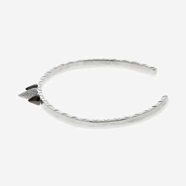 Spike Silver Diamond Bracelet